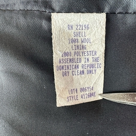 Women’s Jacket JASON KOLE Coat Grey Wool Long Sleeve Button Front Hooded Coat - Picture 9 of 9